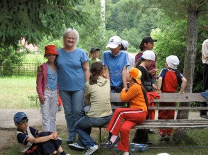 Covasna County Children at '08 Red Cross Camp.  (They wanted to be in the photo, but at the last minute turned their heads!) 